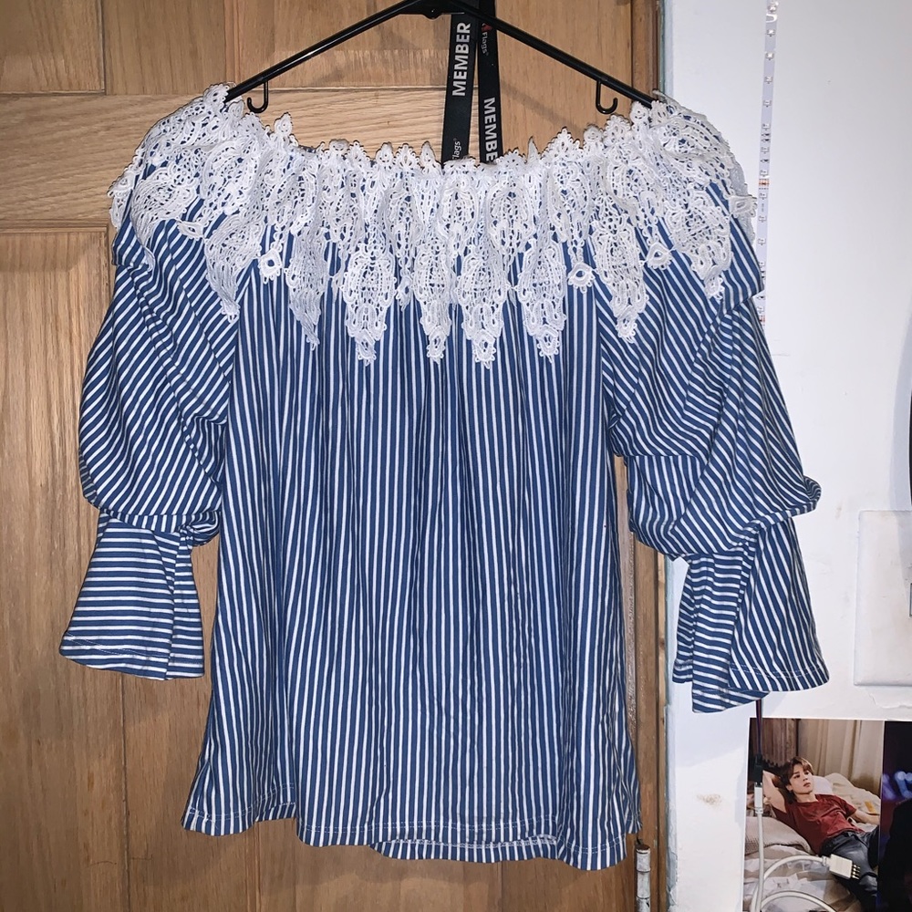 off the shoulder shirt